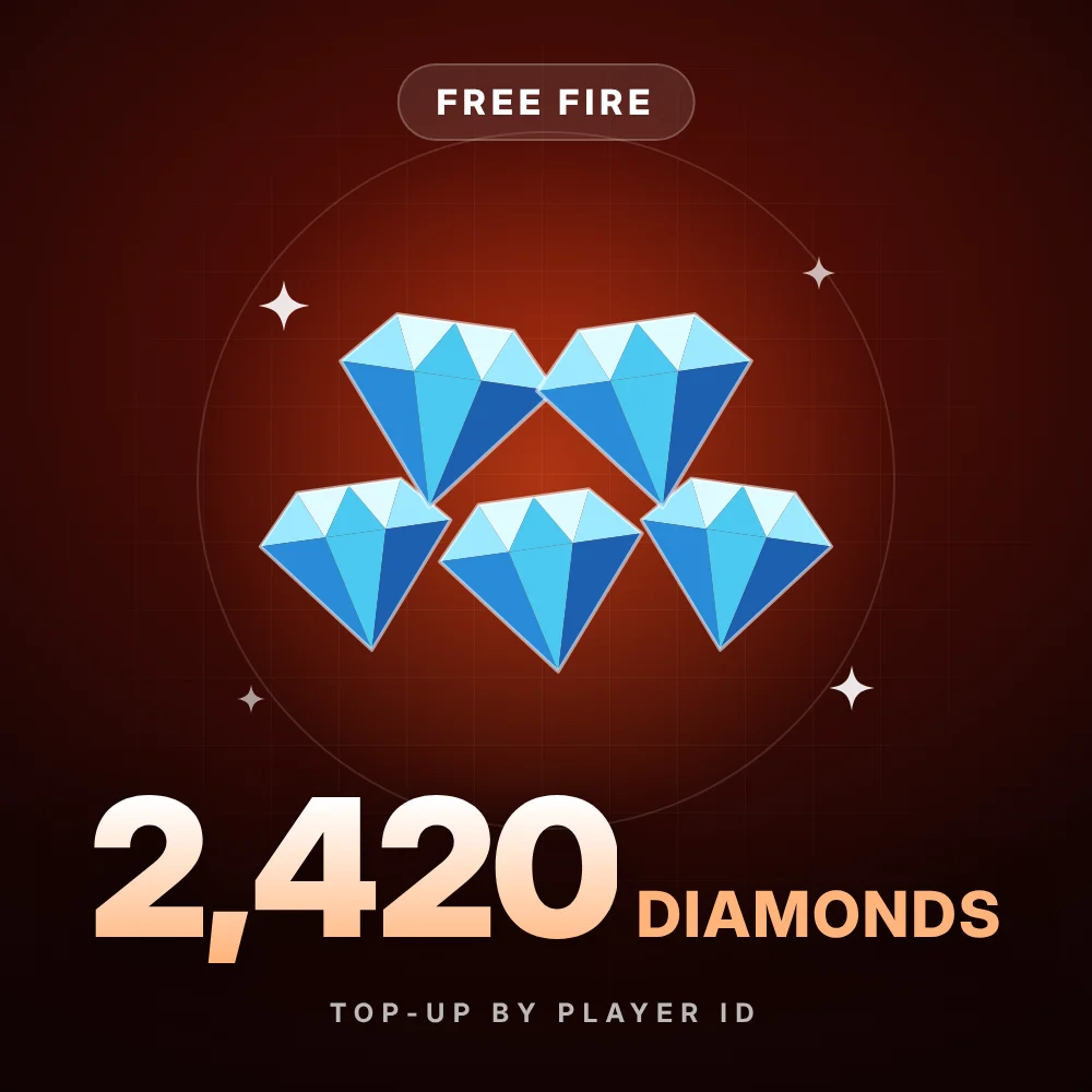2420 جوهرة — Free Fire